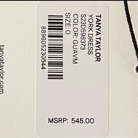 NWT Tanya Taylor’s Balloon Sleeve York Minidress. Color Guavm Multi. Size 0 - Picture 16 of 16